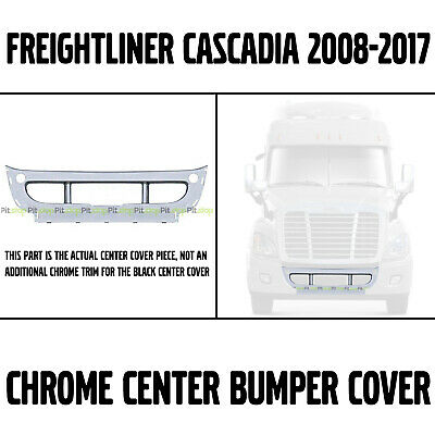 Freightliner Cascadia 2008-2017 Front Bumper Center Cover Chrome Facia